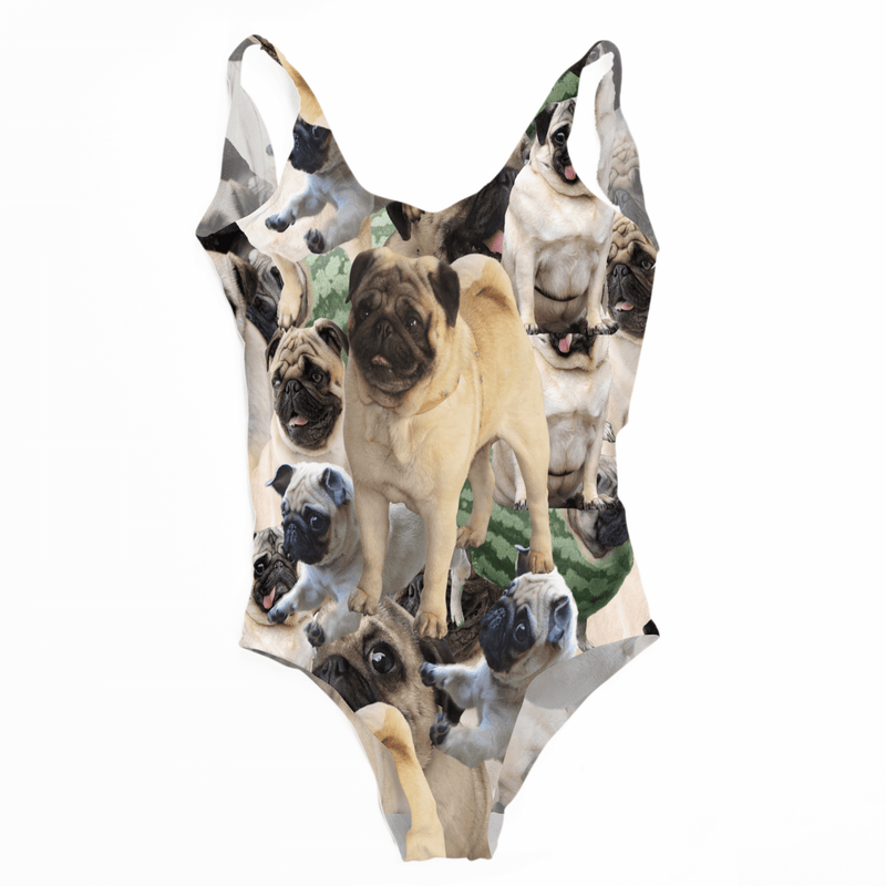 Confused Lady One Piece Swimsuit