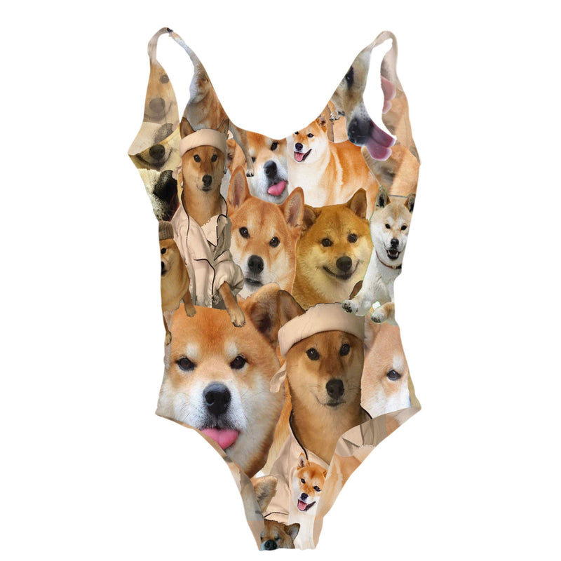 Shiba Inu One Piece Swimsuit