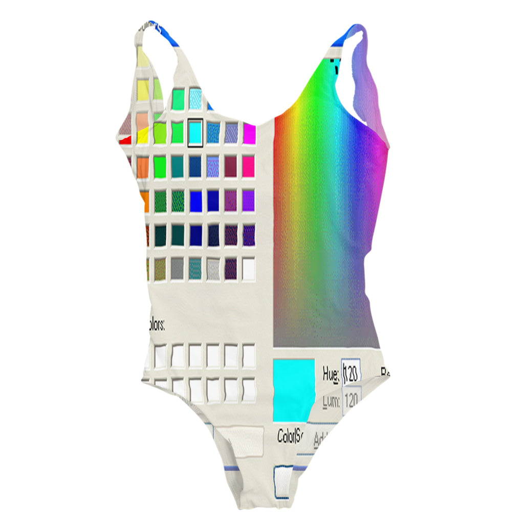 Windows Paint One Piece Swimsuit