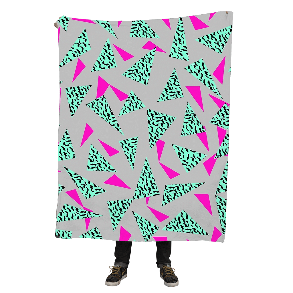 Blankets - 90s Pattern Throw Blanket