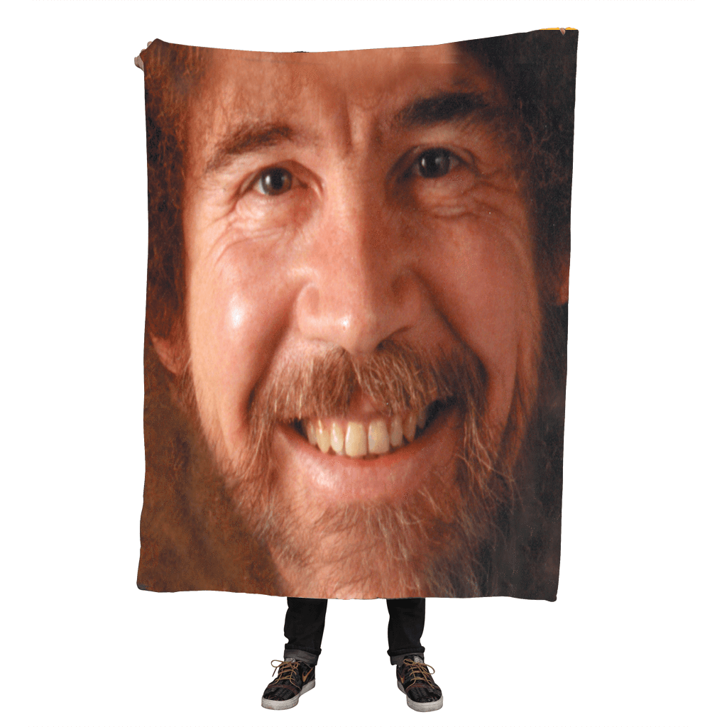 Blankets - Bob Ross Throw Blanket