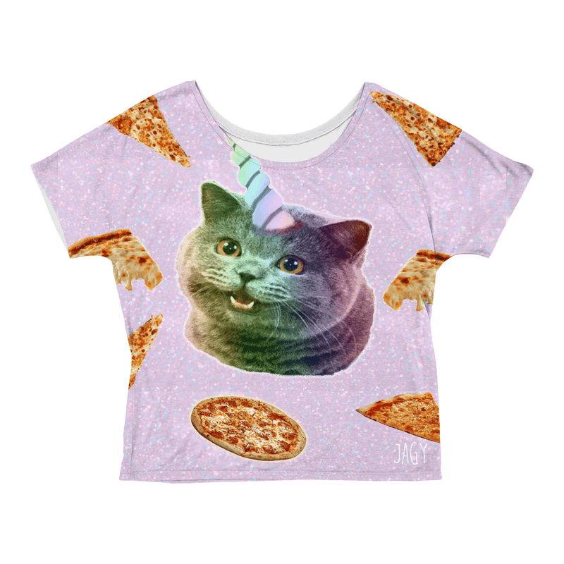 Crop Tops - Unicorn Kitty