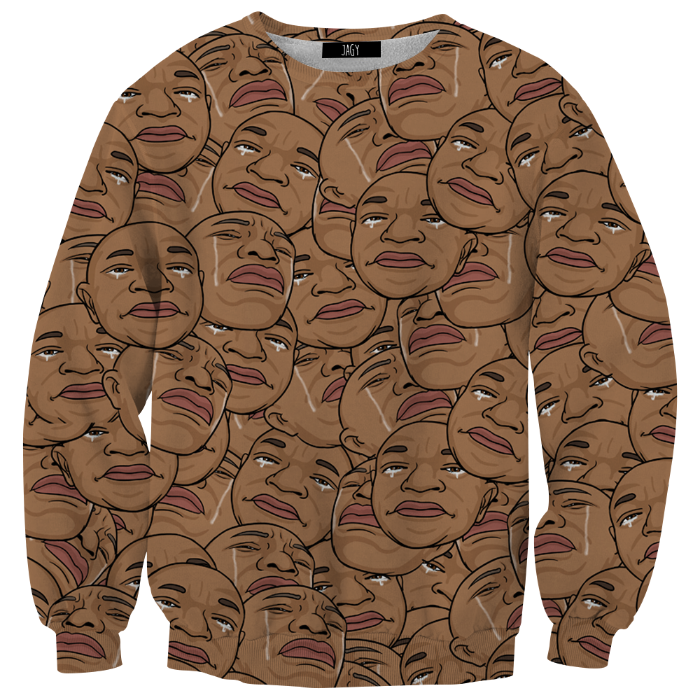 Crying Man Meme Sweatshirt