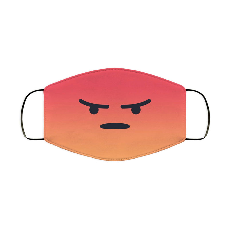 Mad Emoji Face Mask