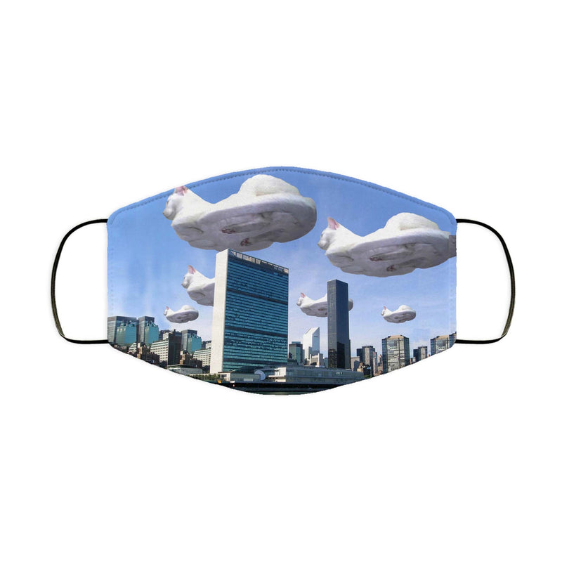 Cat Clouds Face Mask
