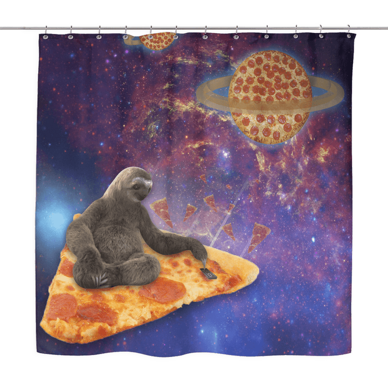 Shower Curtains - Galaxy Sloth Shower Curtain