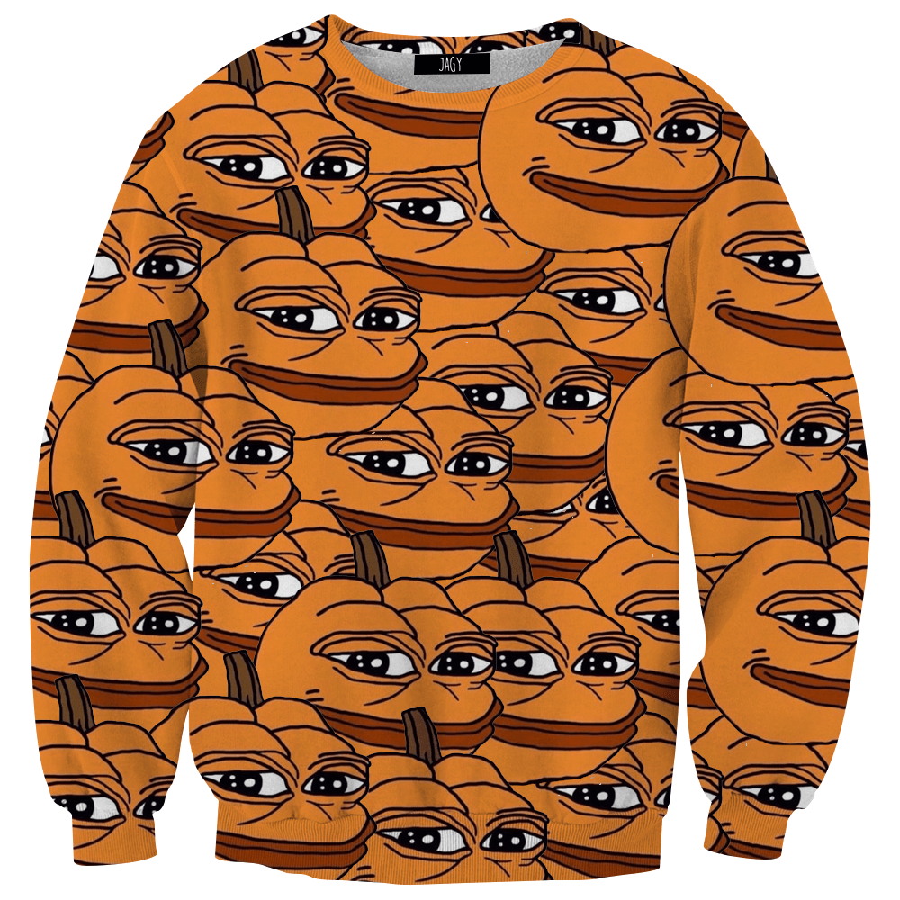 Sweater - Jack-o-Lantern Pepe