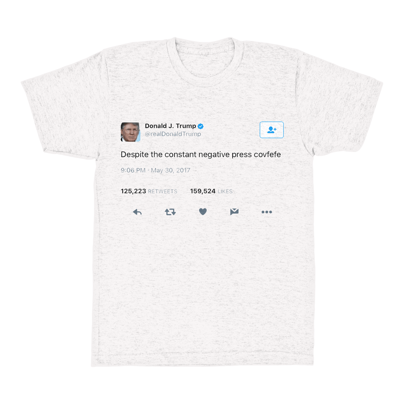 T-Shirts - Trump Covfefe Tweet T-Shirt
